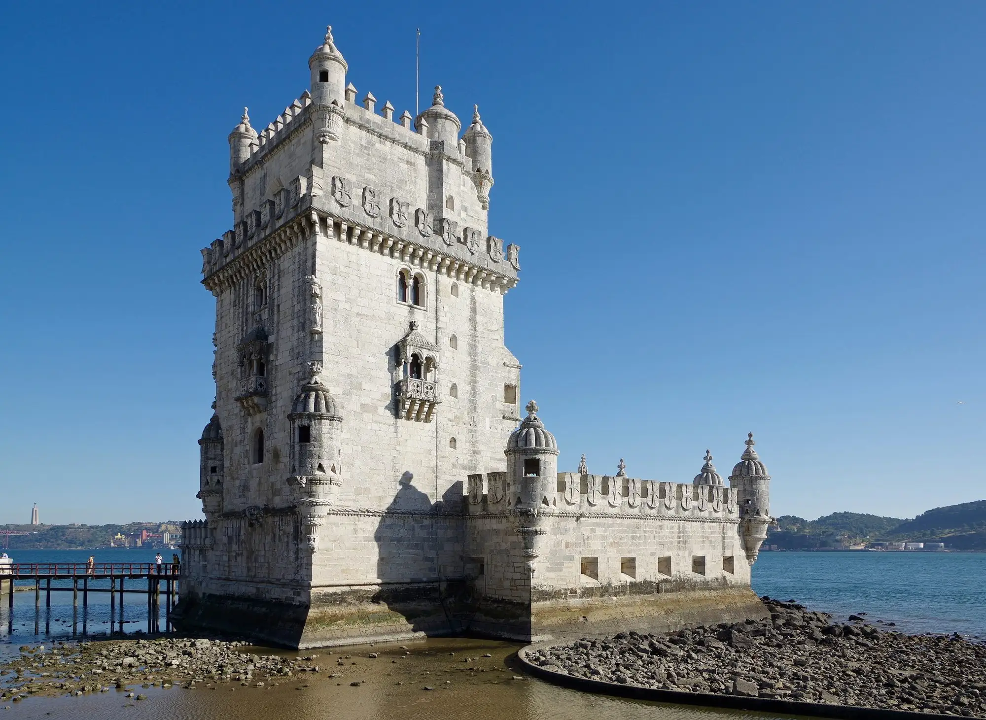 Belém Tower on the Tagus river in Lisbon
